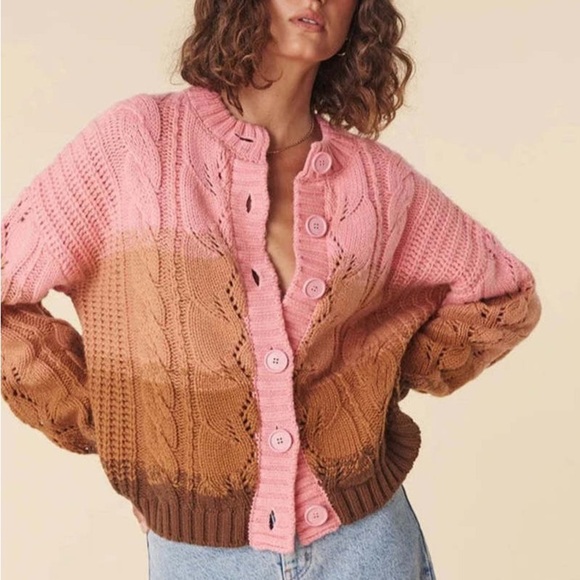 Spell & The Gypsy Collective Midsummers Dream Cable Knit Cardigan S/M - Picture 1 of 14